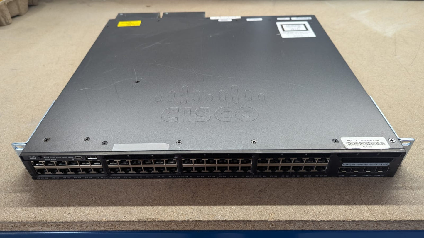 Cisco Catalyst WS-C3650-48FD-L V04 – 48-Port Gigabit PoE+ Switch