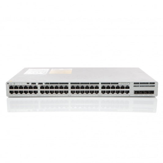 Cisco Catalyst 9200L-48T-4X-E 48-Port Gigabit Ethernet Switch with 4x 10G Uplinks