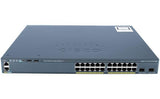 Cisco WS-C2960X-24PD-L 24-Port Gigabit Ethernet Switch with PoE+