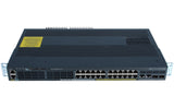 Cisco WS-C2960X-24PSQ-L 24-Port Gigabit Ethernet Switch with PoE and Quiet Operation