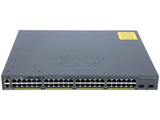 Cisco WS-C2960X-48FPD-L 48-Port Gigabit Ethernet Switch with PoE+